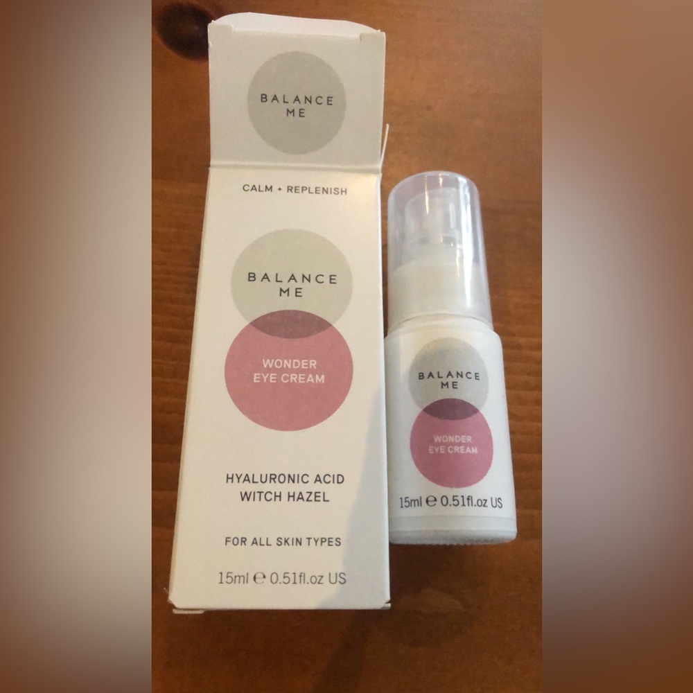 Balance Me Wonder Eye Cream 15ml with hyaluronic acid and witch hazel